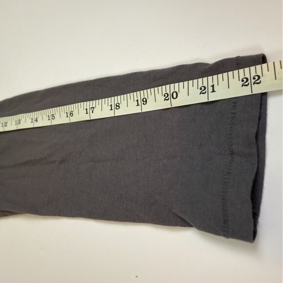 J. Crew Quarter Sleeve Accented Gray Top - Picture 8 of 9